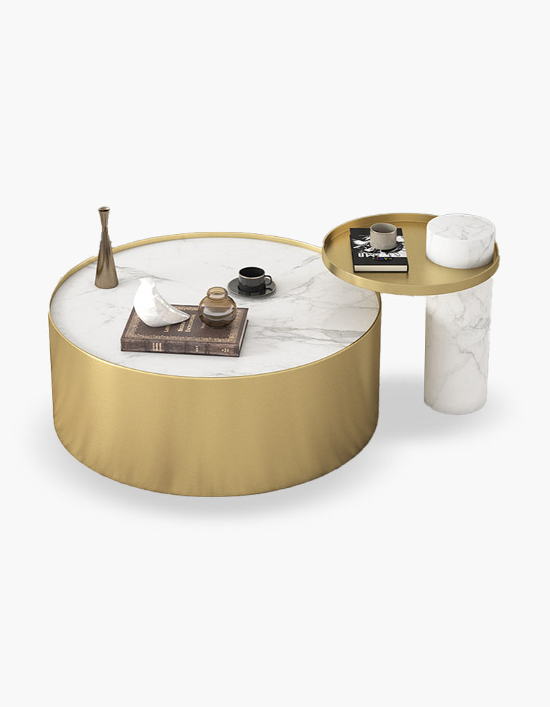 Mason Marble Coffee Table Set｜ DC Concept
