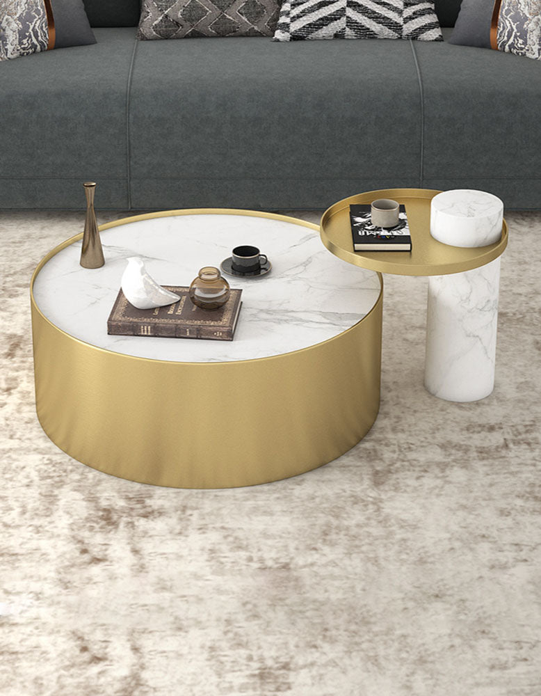 Mason Marble Coffee Table Set｜ DC Concept