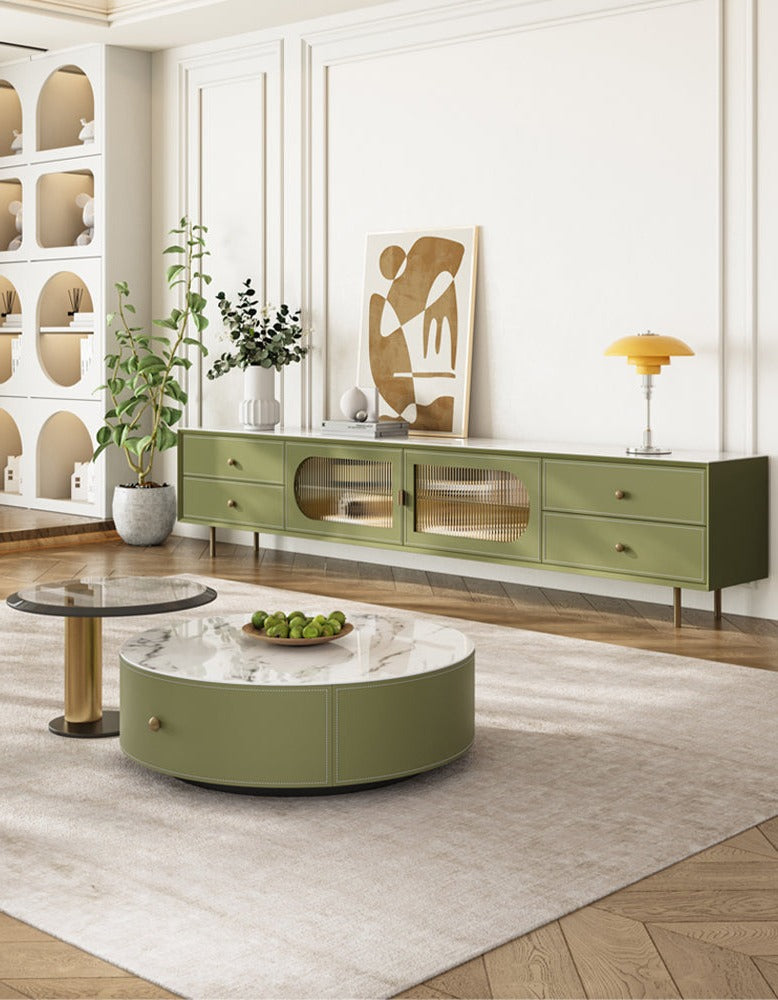 Aderes TV Stand, Green