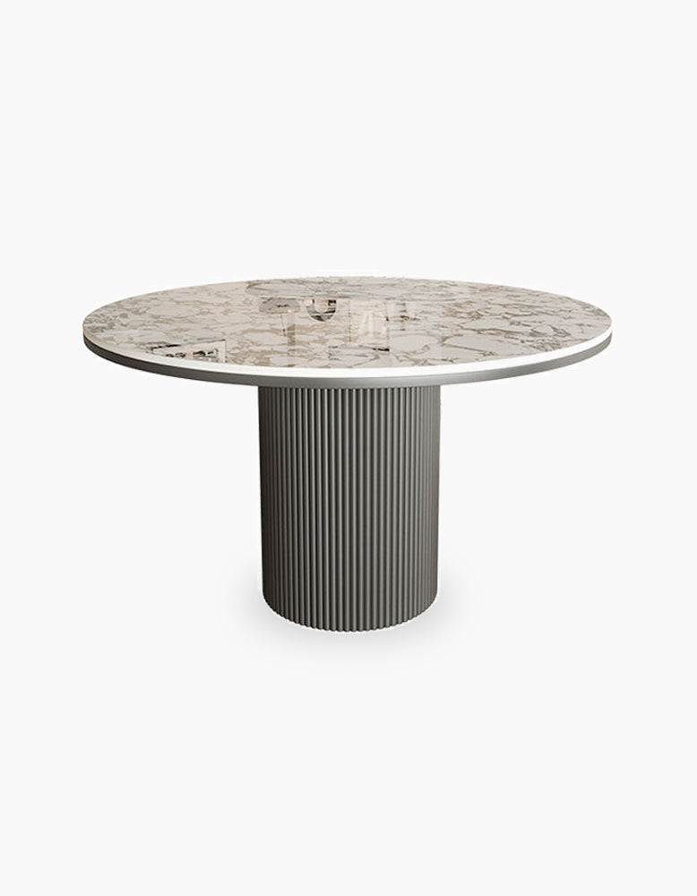 Jean Round Marble Dining Table, Marble Top｜ DC Concept