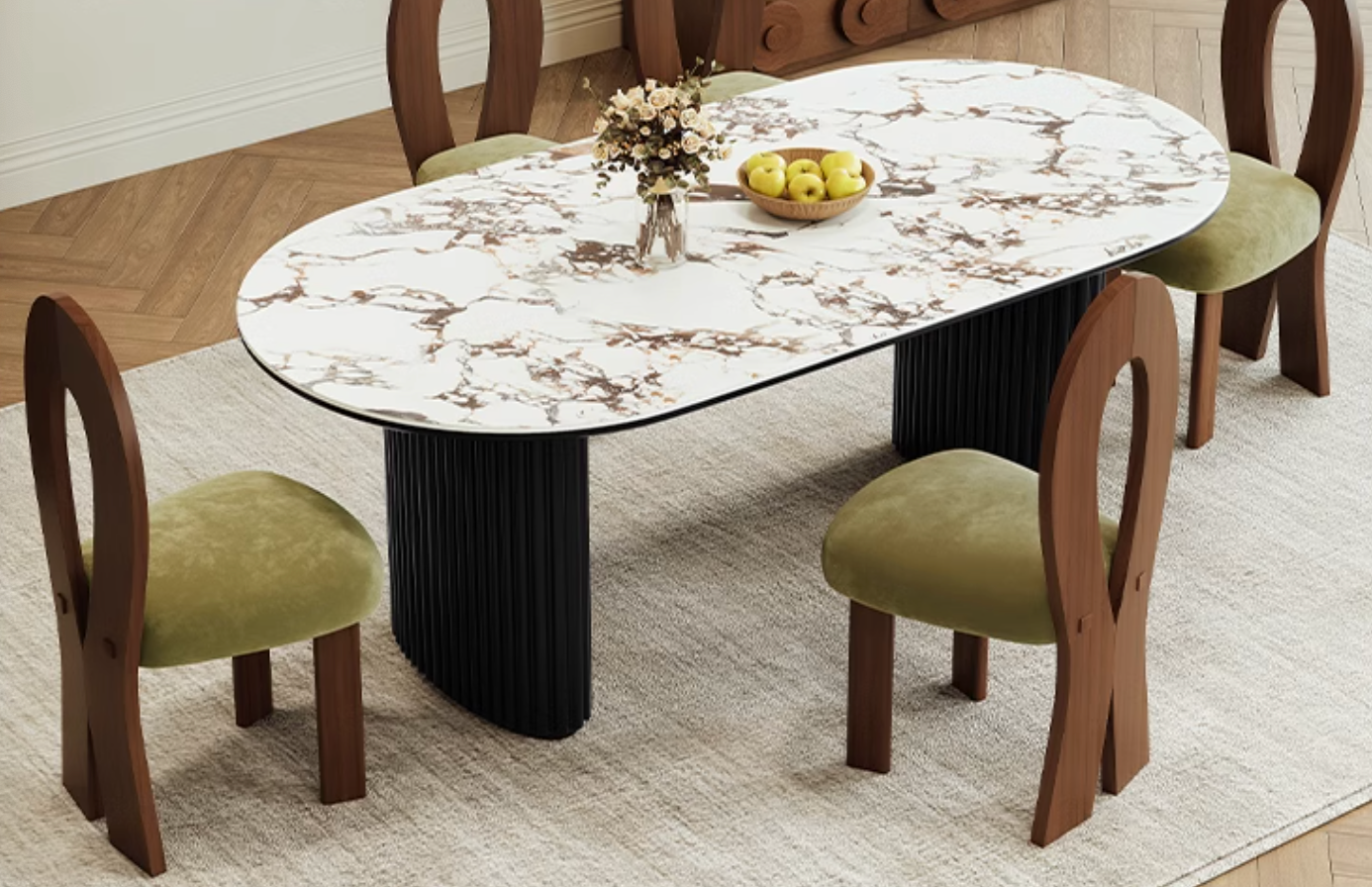 Escobar Dining Table, Sintered Stone
