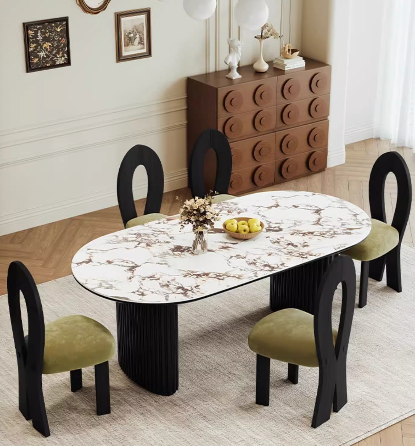 Escobar Dining Table, Sintered Stone