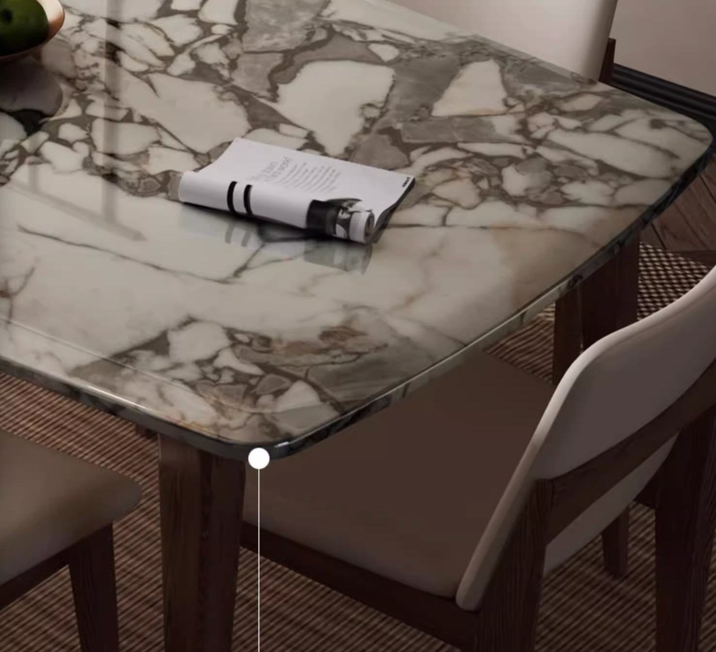 Dominic Dining Table, Marble