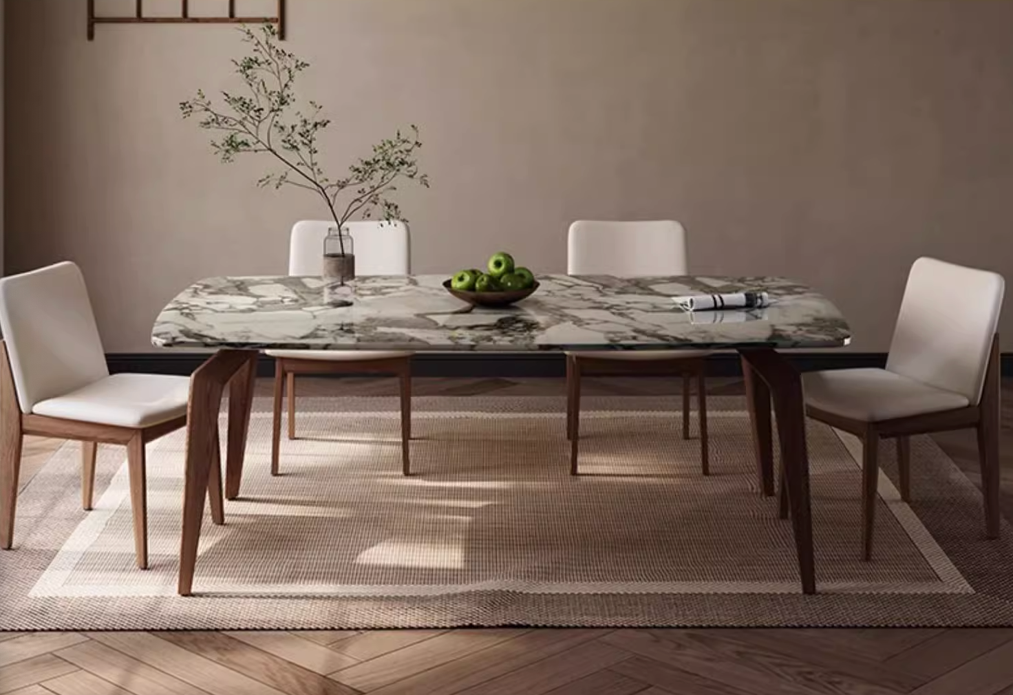 Dominic Dining Table, Marble