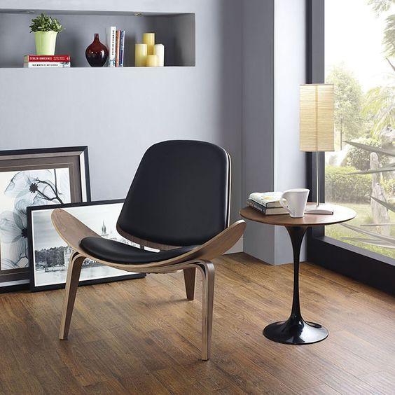 Hans Wegner CH07 Shell Chair, Brown & Walnut｜ DC Concept