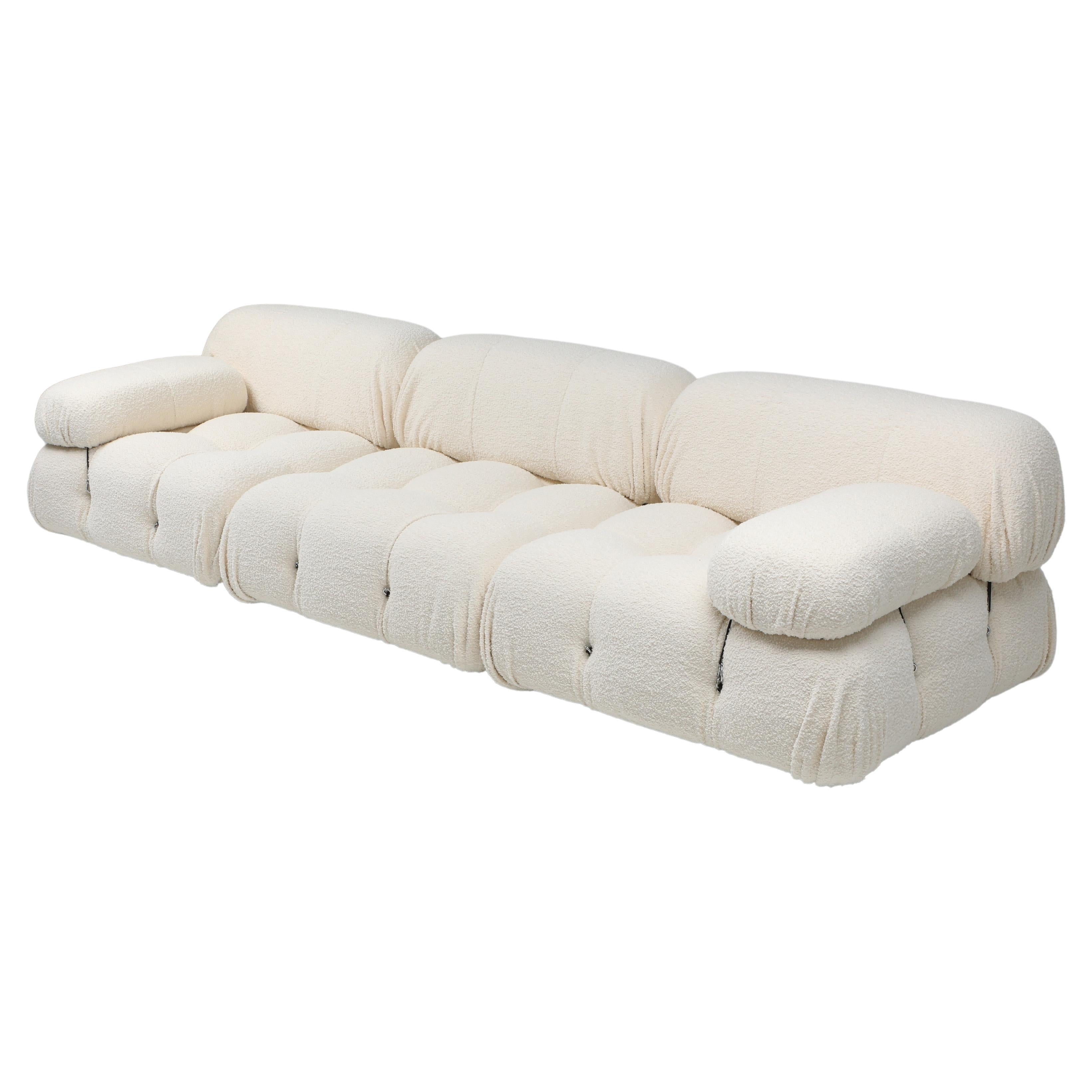 M. Bellini Camaleonda Three Seater Sofa, Boucle White｜ DC Concept