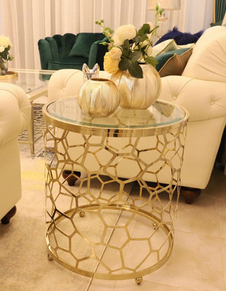 Nested Glass Side Table｜ DC Concept
