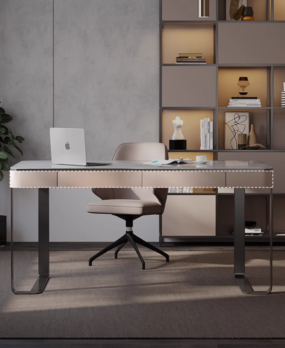 Hanna Office Desk, Sintered Stone