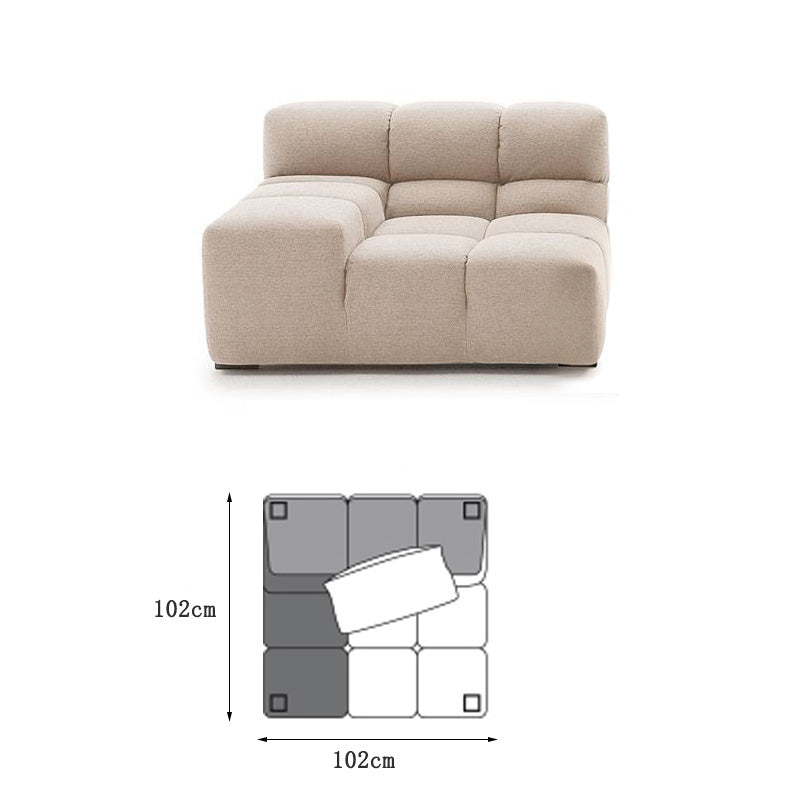 Gemma Three Seater Modular Sofa, Linen