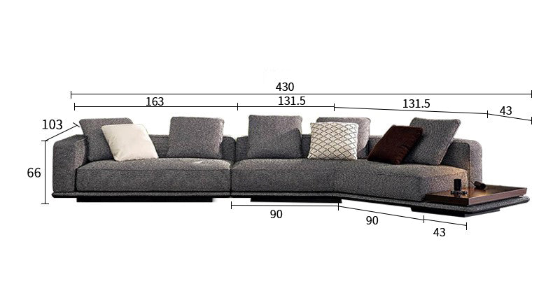 Godwin Three Seater Sofa, Four Seater Sofa, Linen