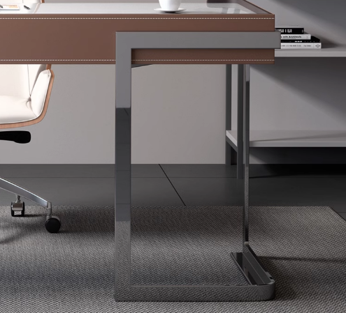 Hank Office Desk, Sintered Stone