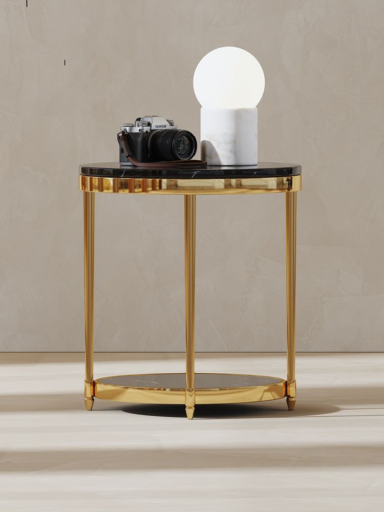 Abbas Coffee Table, Side Table, Marble Top
