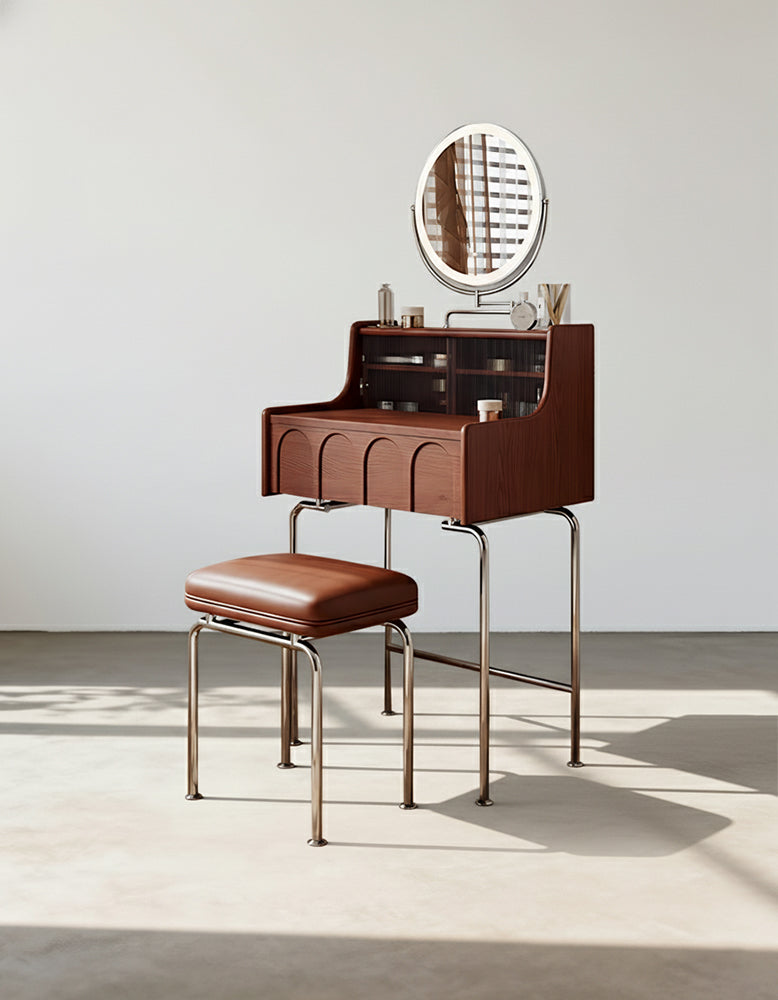 Luciana Slimline Dressing Table With Mirror