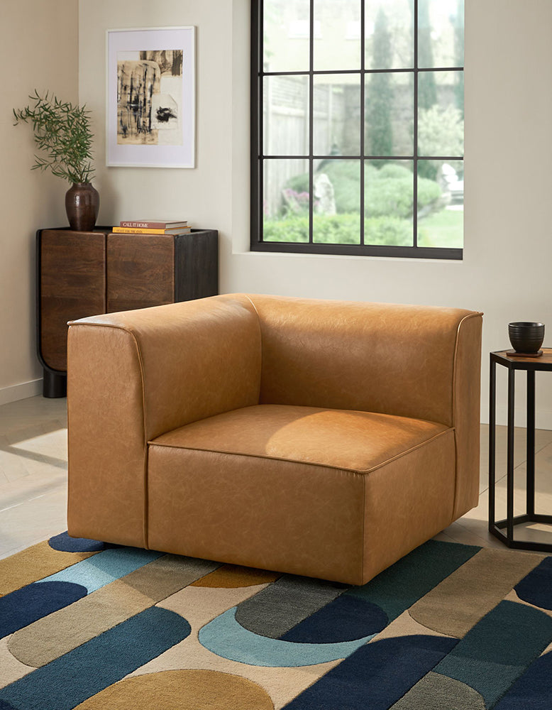 Van Dyke Modular Sofa, Three Seater Corner Sofa
