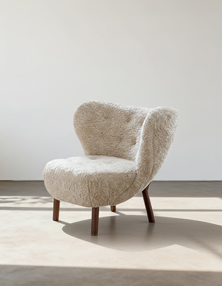 Little Fitz Lounge Chair, Long Hair