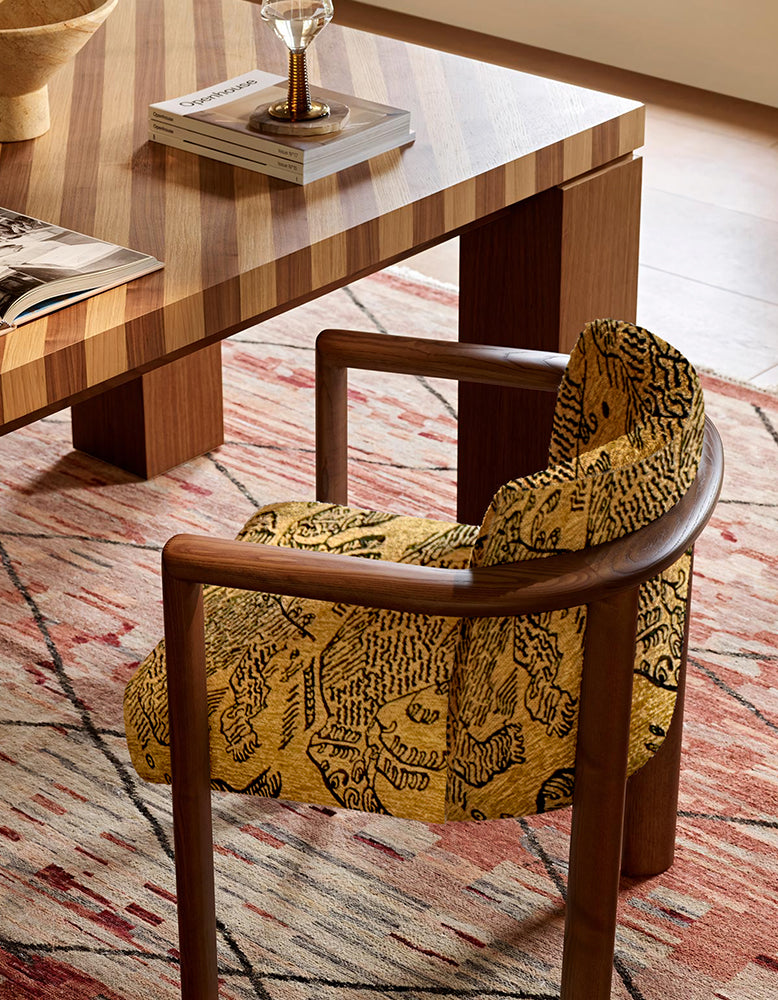 Boucheron Matching Dining Chair, Solid Wood