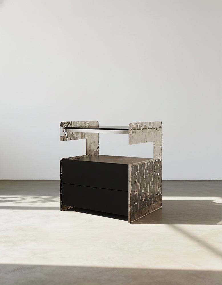 Arora Bedside Table With Spacious Storage