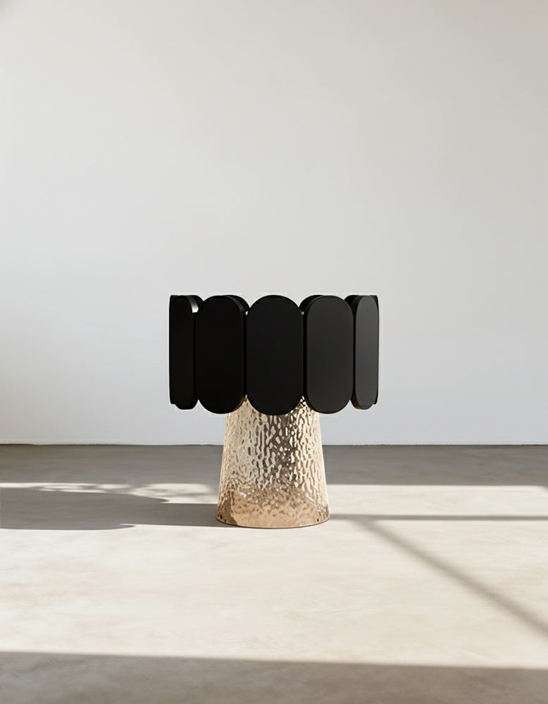 Thapa Bedside Table With Storage & Light Strip