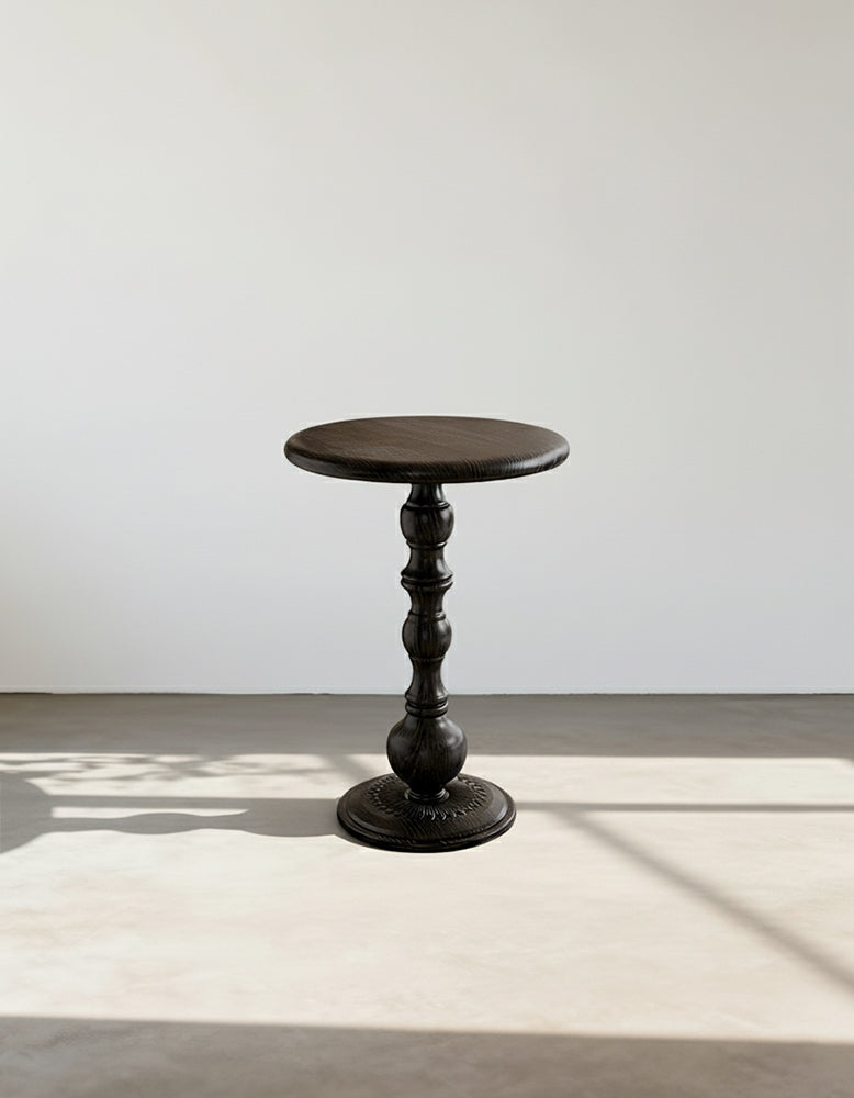 Isadora Metal Side Table, Black