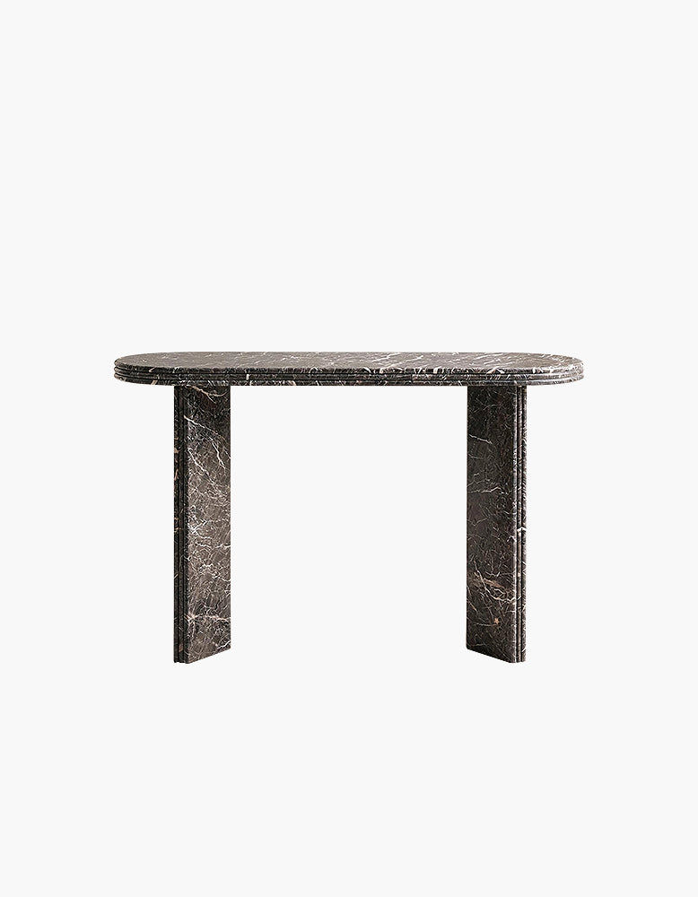 Midnight Luxe Console Table, Marble