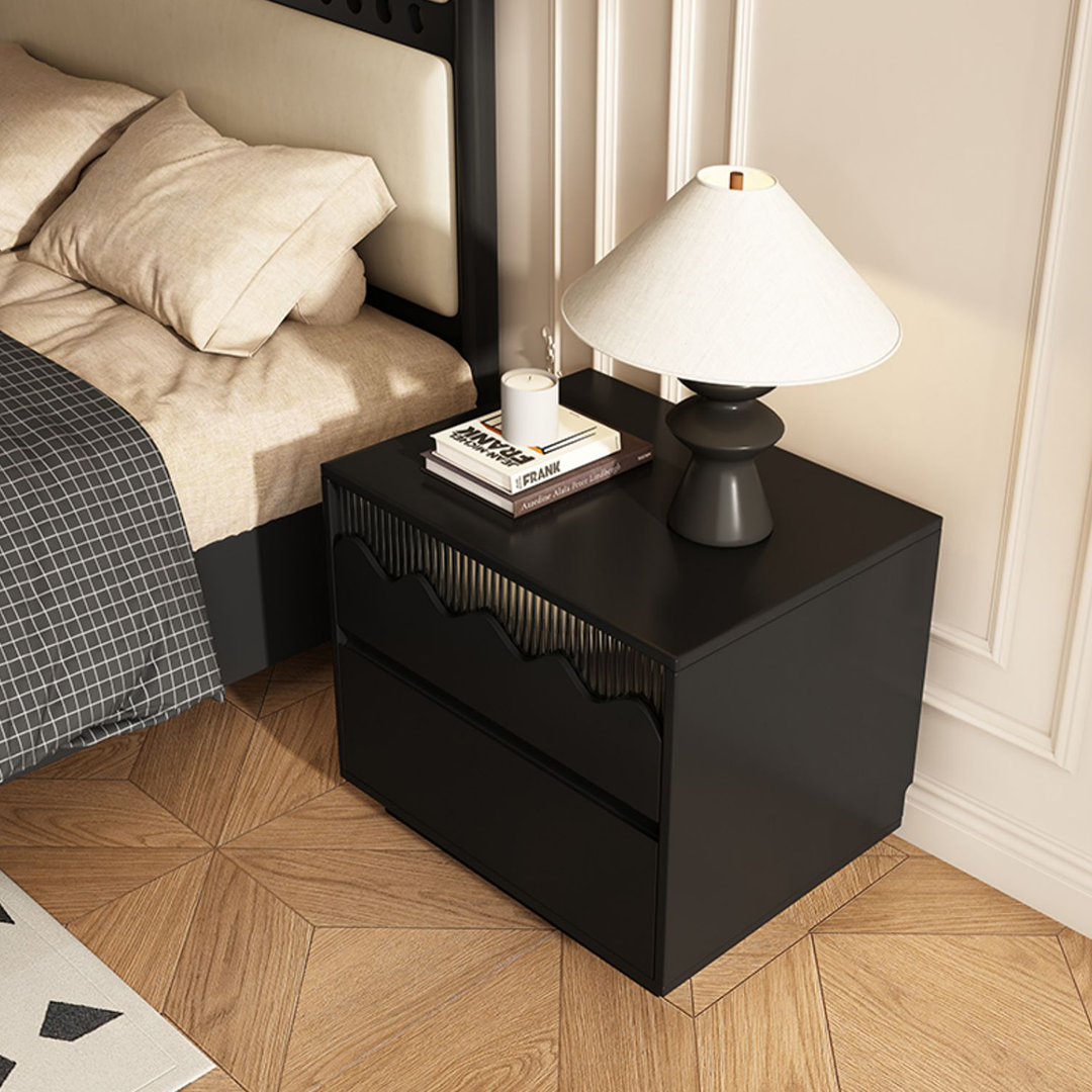 Daphne Bedside Table, Wood