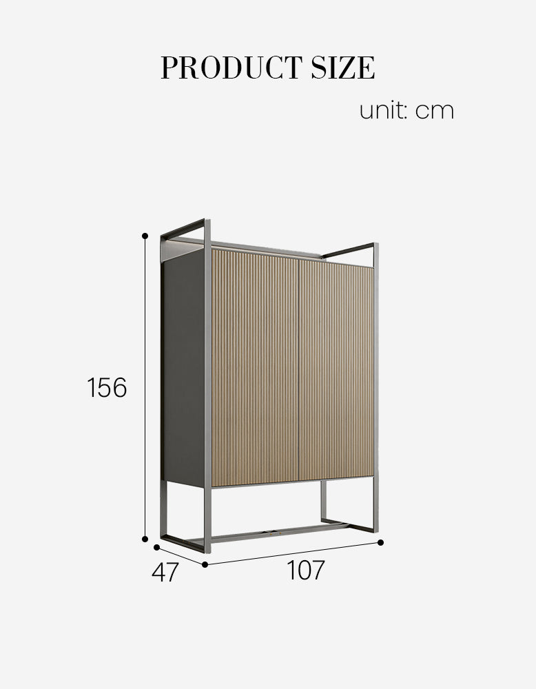Nouri Sideboard, Wine Storage With Two Doors