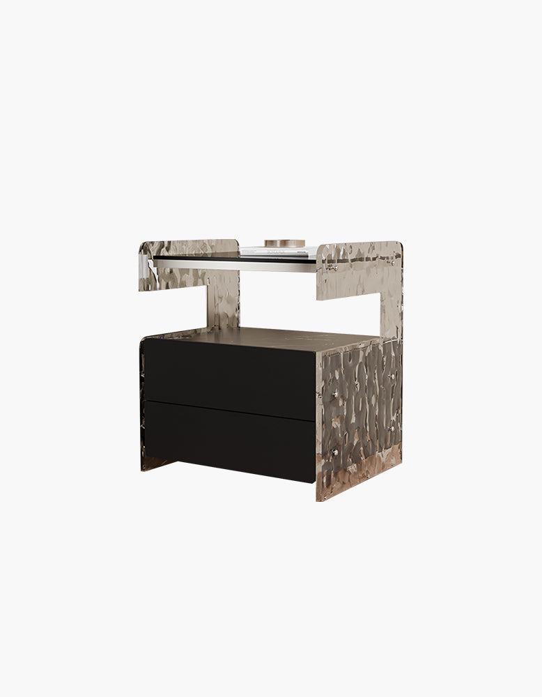 Arora Bedside Table With Spacious Storage