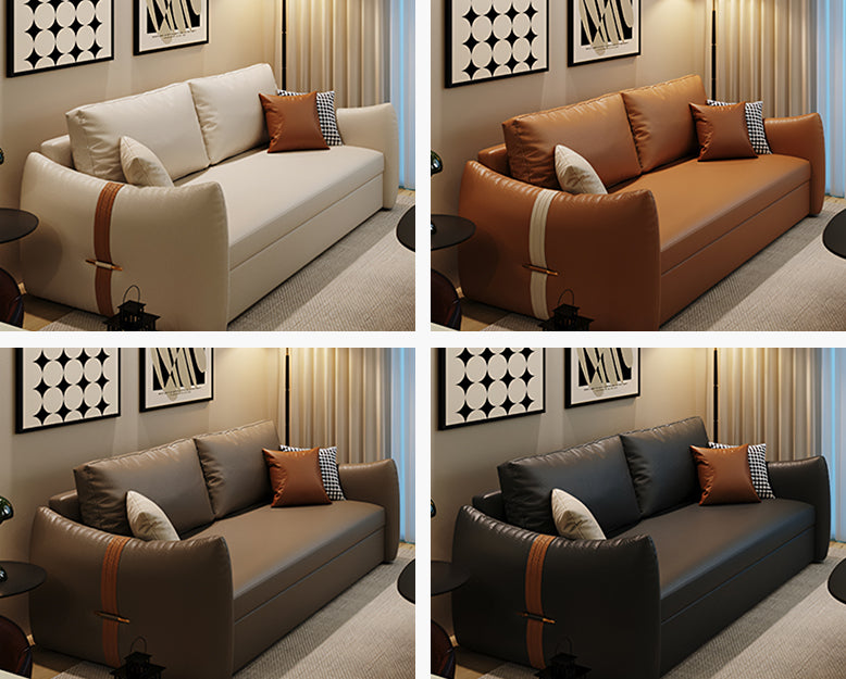 Tanak Two Seater Sofa Bed, Leathaire, More Colours