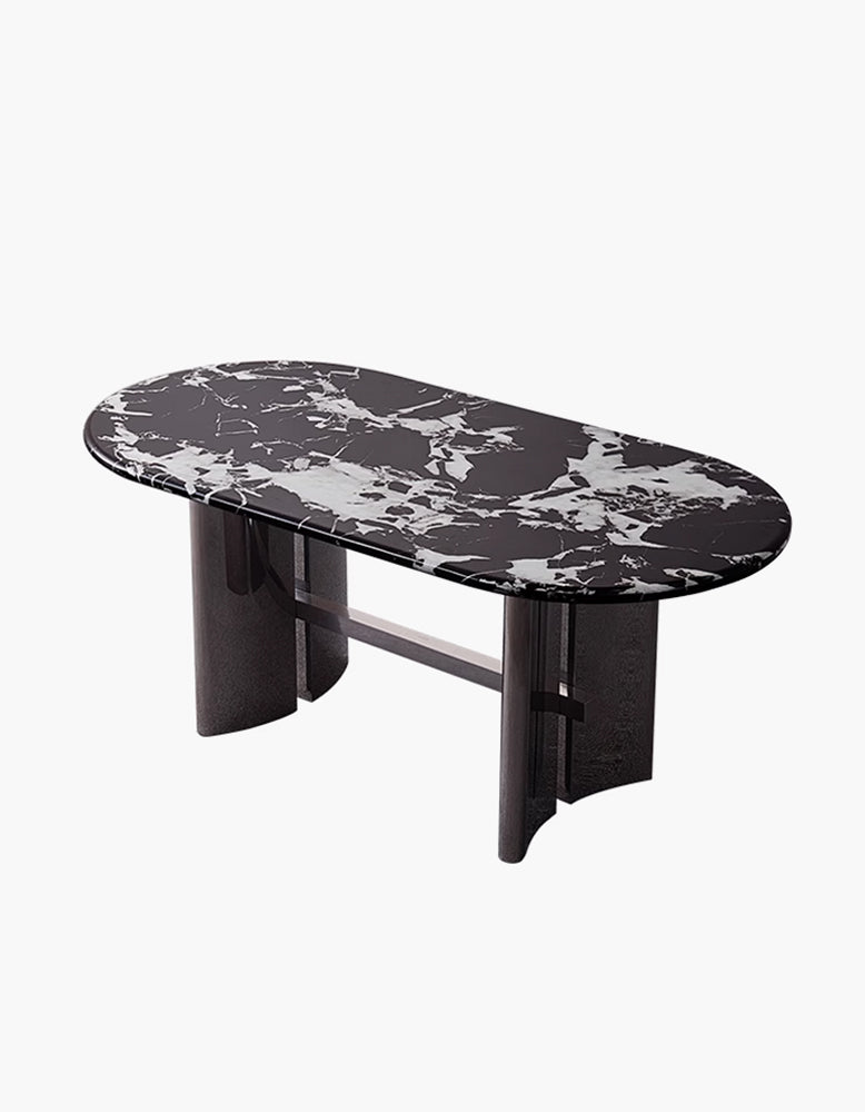 Meroy Dining Table, Marble
