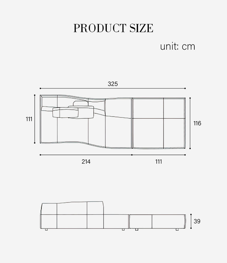 Guzman Three Seater, Four Seater Corner Sofa, Curved Sofa