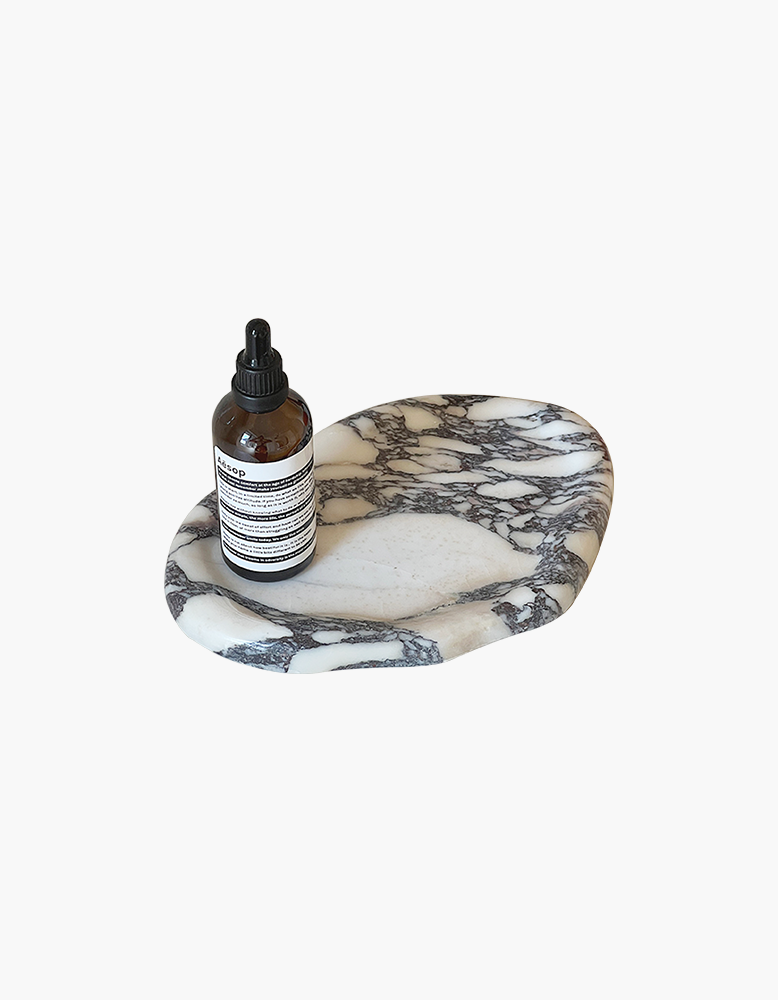 Octavia Tray, Marble