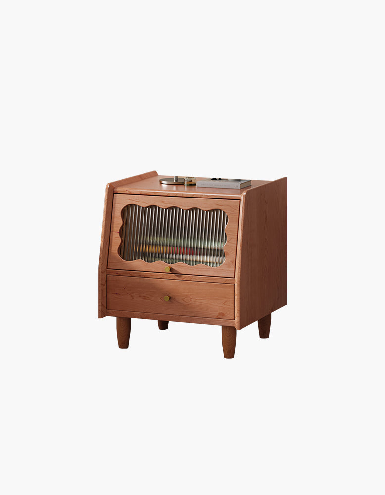 Devin Bedside Table, Solid Wood