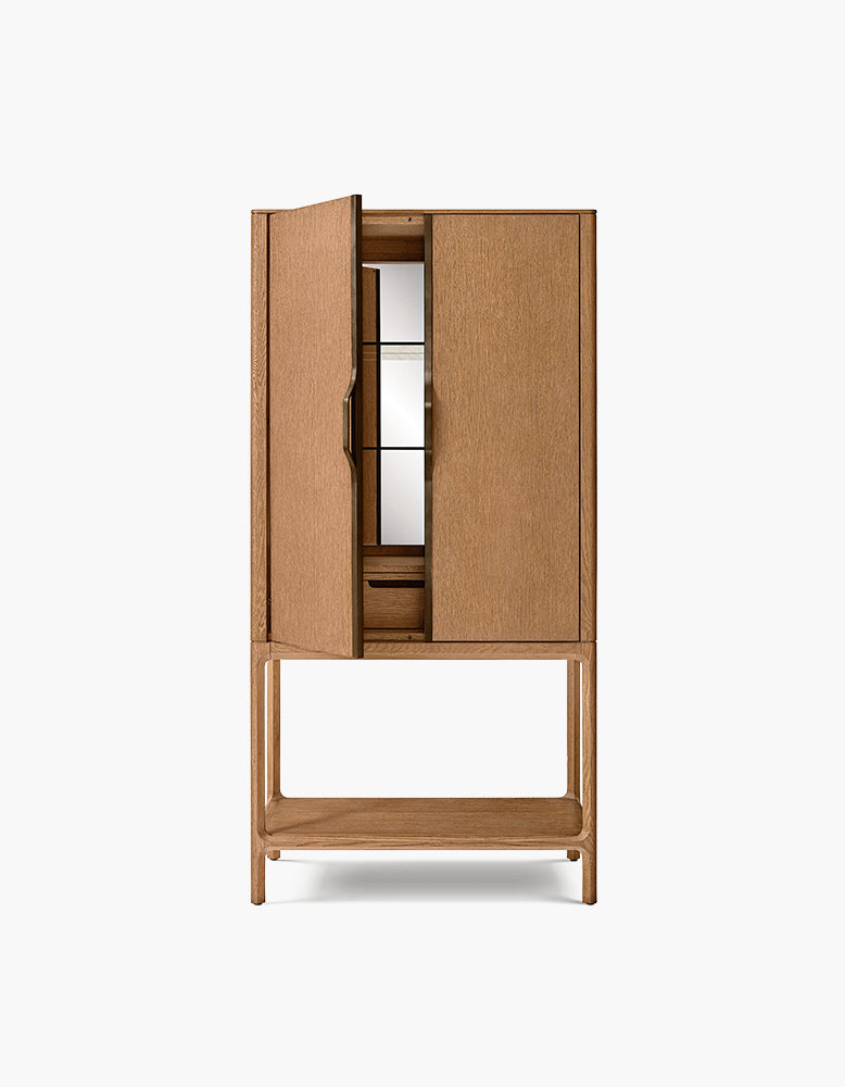 Sethi Wine Sideboard, Solid Wood