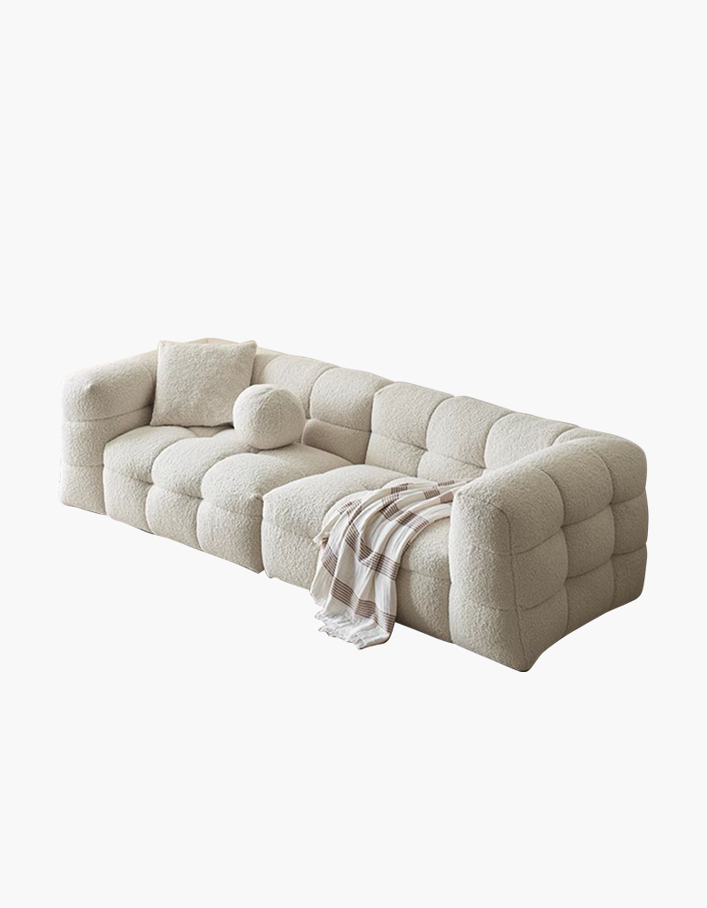 Ikaros Three Seater / Four Seater Cloud Sofa, Boucle