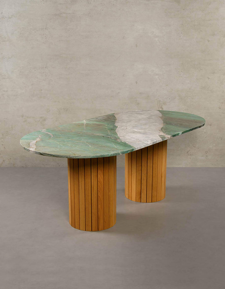 Ionescu Oval Dining Table, Marble