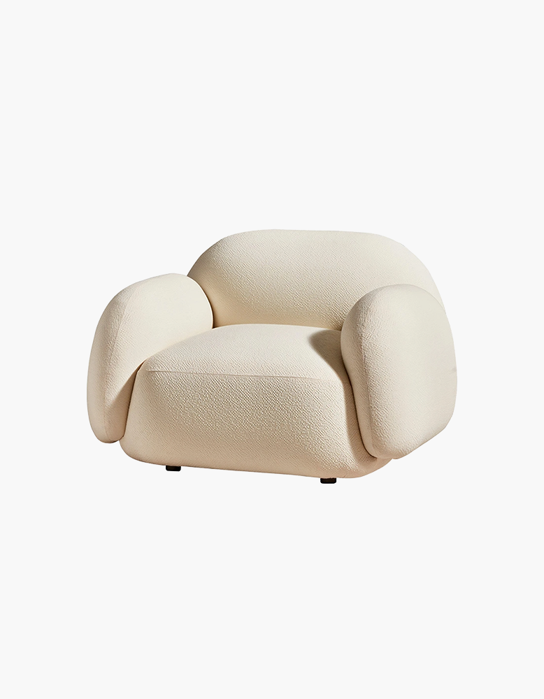 Gelsey Armchair, Single Sofa, Different Material Available