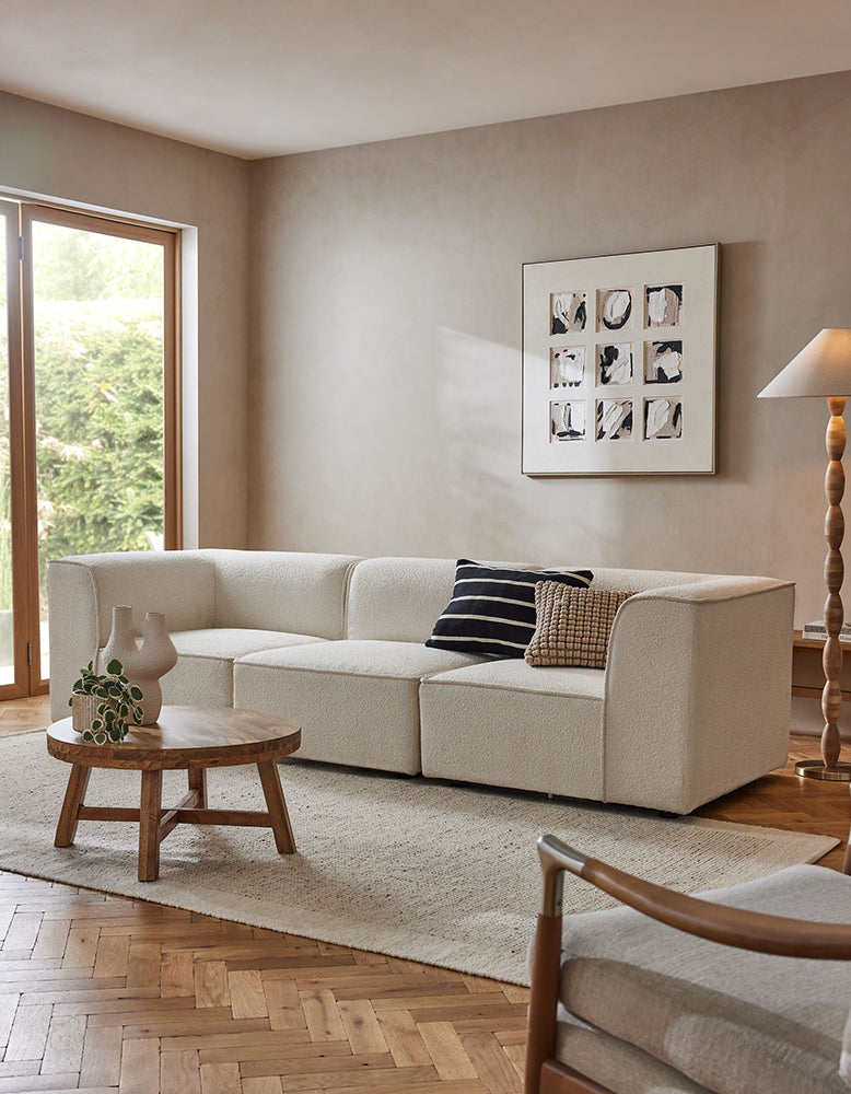 Van Dyke Modular Sofa, Three Seater Corner Sofa