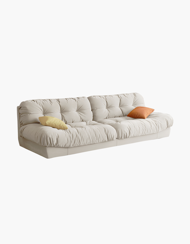 Italian Style Three Seater Sofa and Ottoman