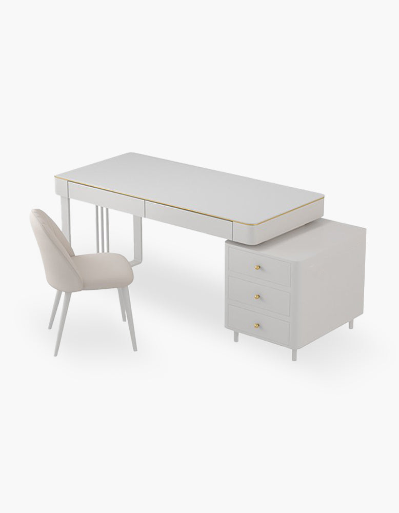 Elmer Office Desk, Sintered Stone｜ DC Concept