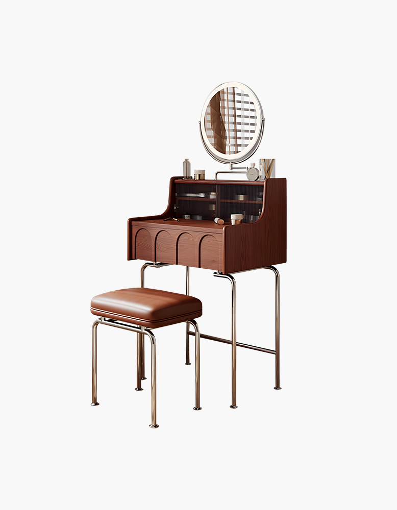 Luciana Slimline Dressing Table With Mirror