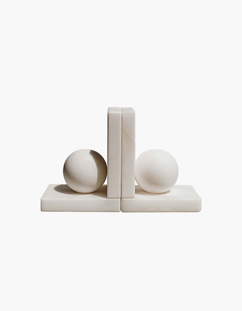 A Pair of Demetrius Vintage bookend, Marble