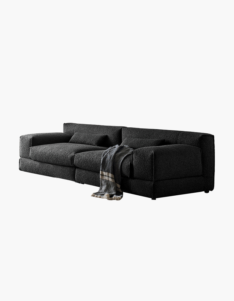 Eliana Two Seater / Three Seater Sofa, Black Or White