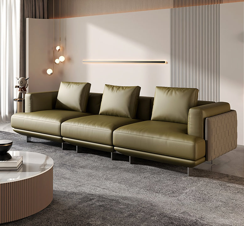 Ortiz Two Seater, Three Seater Sofa, With Storage, Real Leather