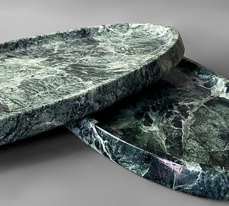 Thelonious Plate/ Tray, Marble