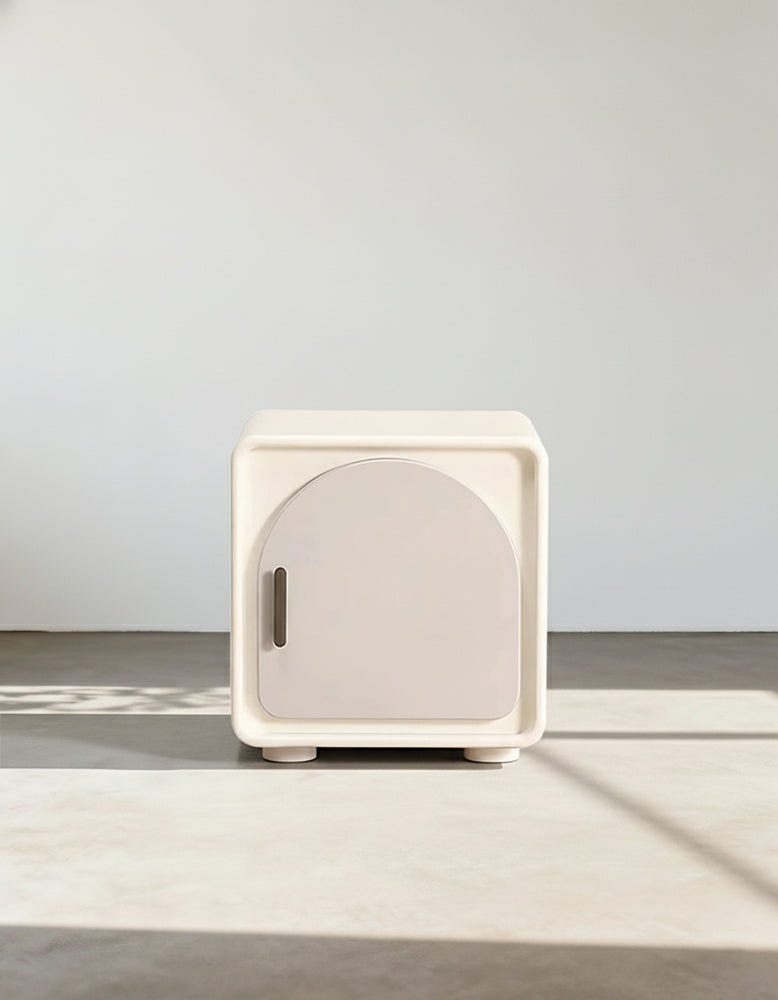 Sunset Serenade Bedside Table, White