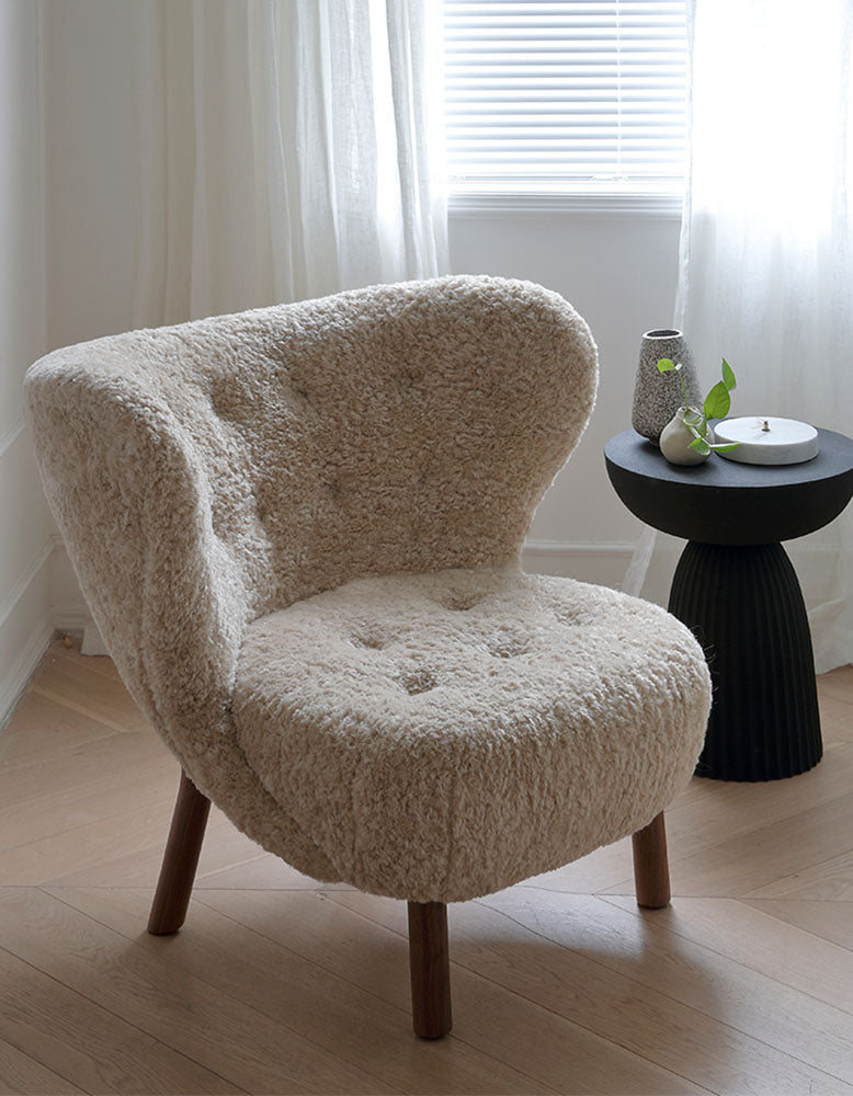 Classical Little Fitz Lounge Chair, Short Hair｜ DC Concept