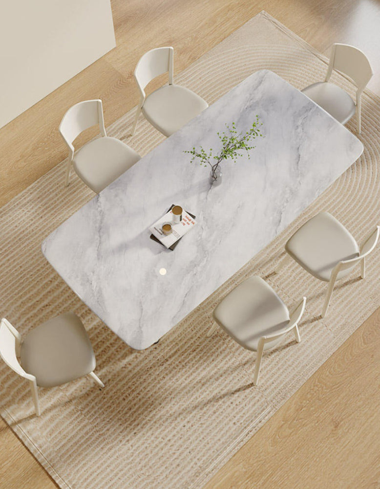 Felicia Dining Table, Marble