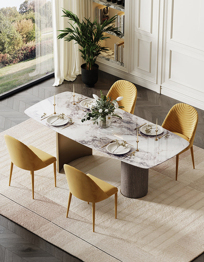 Cameron Dining Table, Marble