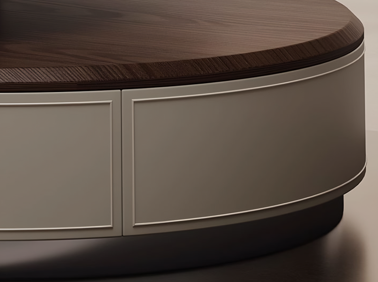 Samara Extendable Coffee Table, Solid Wood