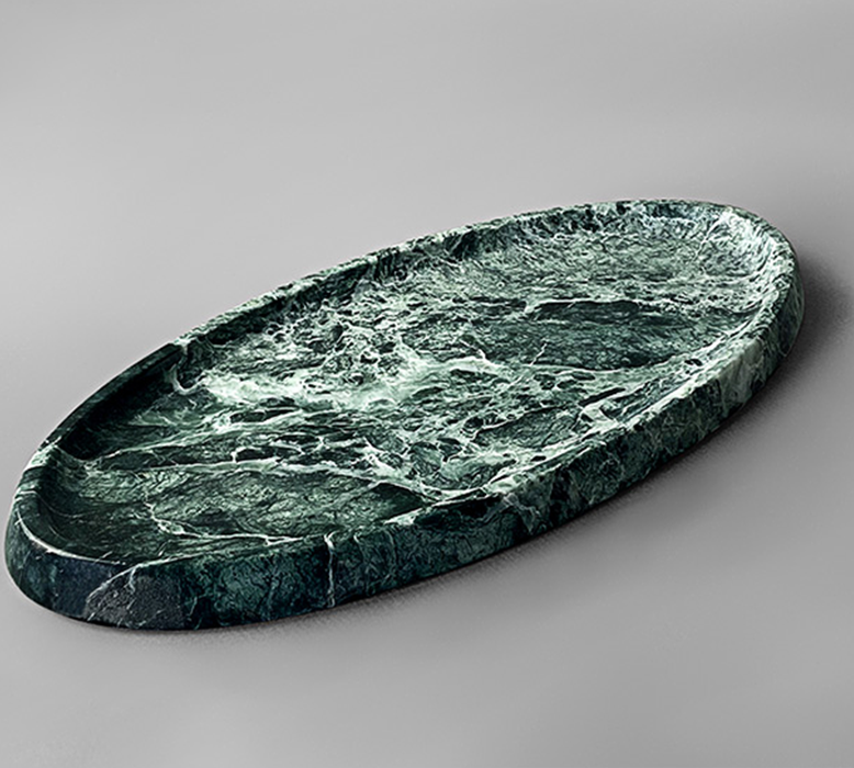 Thelonious Plate/ Tray, Marble